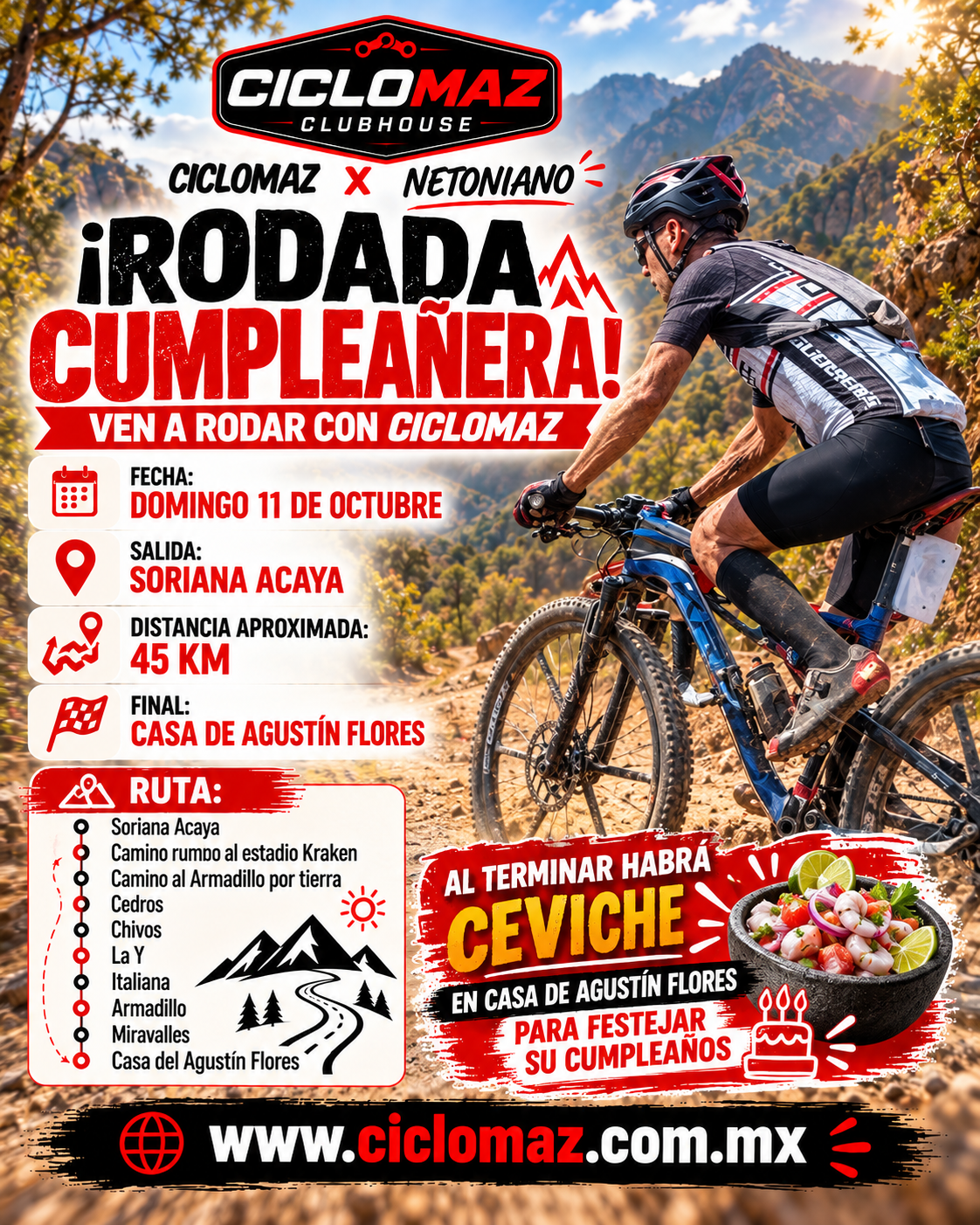 Rodada Dominguera Agustin Fest